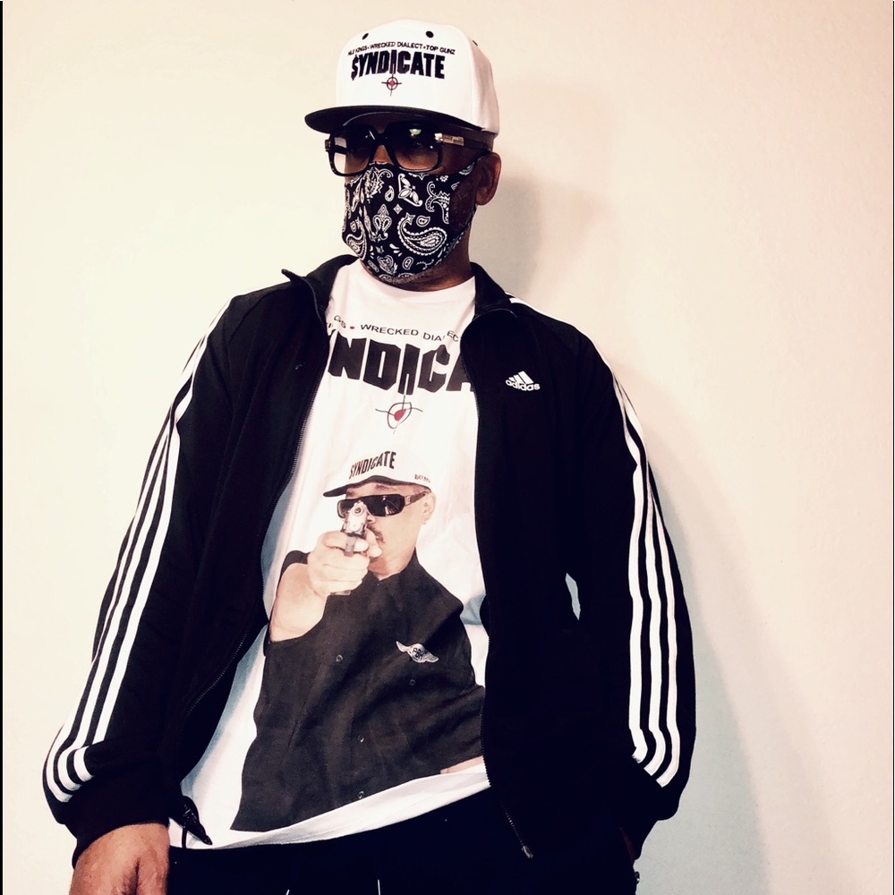 Wrecked Dialect x ICE T, Rhyme Syndicate x Nile Kings tshirt